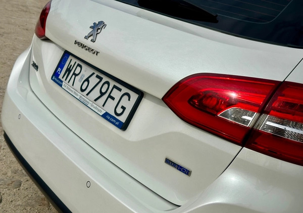 Peugeot 308 cena 28900 przebieg: 227000, rok produkcji 2015 z Wrocław małe 781